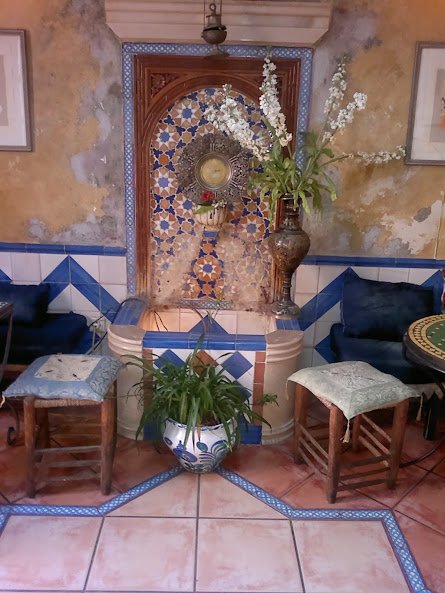andalusian arabic decoration tea room