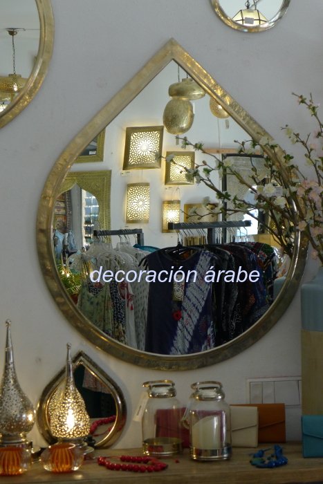 Arabic silver mirror