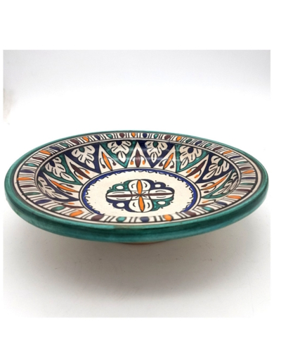 Moroccan ceramic deep plate