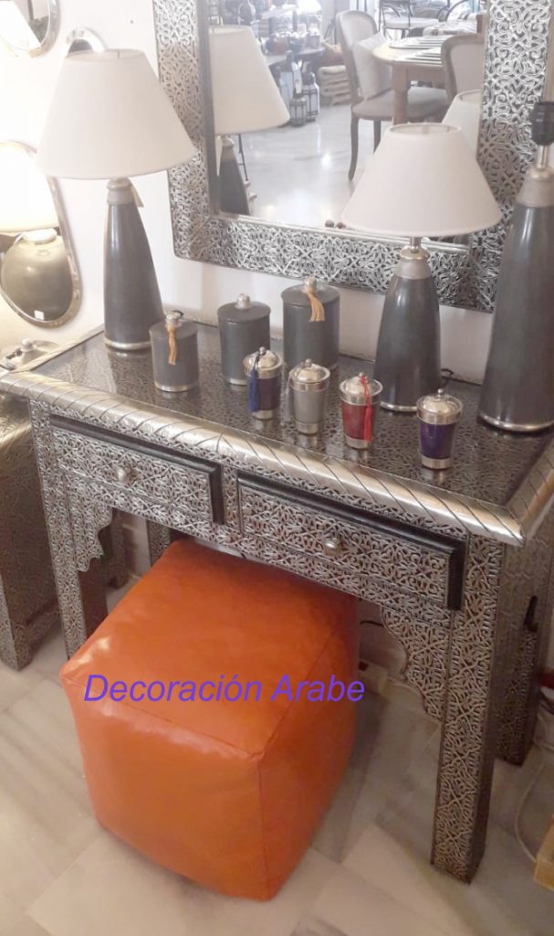 maroccan silver chest of drawers